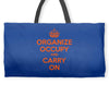 occupy wall street t shirt 99% organize carry on anti corporate greed Weekender Totes