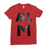 deku all m t shirt hero academia galaxy Ladies Fitted T-Shirt