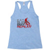 eat sleep bmx repeat Racerback Tank