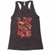 rood en wit Racerback Tank