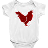 chiken red Baby Bodysuit