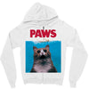 Jaws Parody Paws Zipper Hoodie