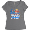 rock man Women's Triblend Scoop T-shirt