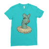 elizabethan dilophosaurus Ladies Fitted T-Shirt