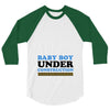 Baby Boy Under Construction 3/4 Sleeve Shirt