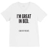 great in bed V-Neck Tee