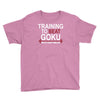 train insaiyan gym training to beat goku or krillin dbz dragon ball z Youth Tee
