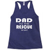 dad to the rescue Racerback Tank