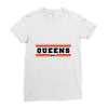 Queens Nyc Ladies Fitted T-Shirt