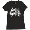 nasty savage 85 thrash metal Ladies Fitted T-Shirt