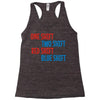 one shift two shift red shift blue shift Racerback Tank