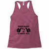This Baby is Almost Out Racerback Tank