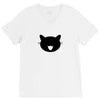 animal black V-Neck Tee