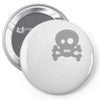 Skull Ghost Pin-back button