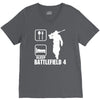 eat sleep battlefield 4, funny V-Neck Tee
