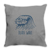 Death Wave Throw Pillow