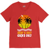 suns out guns out suns V-Neck Tee