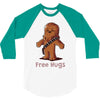 hug a wookiee 3/4 Sleeve Shirt