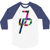 jake paul colorful 3/4 Sleeve Shirt