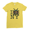 i (turtle) ny Ladies Fitted T-Shirt