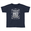vintage made in 1957 perfectly aged a living legend Toddler T-shirt
