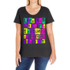 texting and driving like it's 1990 Ladies Curvy T-Shirt