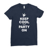 keep cool partyon Ladies Fitted T-Shirt