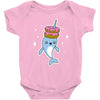 narwhal donuts kawaii cute unicorn harajuku sweet cool awesome Baby Onesie