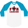 deadpool fuck cancer 3/4 Sleeve Shirt