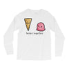 better together Long Sleeve Shirts
