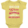 They Call Me Gran Partner In Crime Funny Baby Onesie