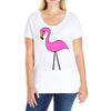 animal pink Ladies Curvy T-Shirt