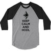 Keep Calm And Hodl Ethereum 3/4 Sleeve Shirt