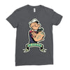 go vegan 5 Ladies Fitted T-Shirt