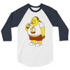 fractal comic book guy 3/4 Sleeve Shirt