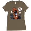 jawas love droids Ladies Fitted T-Shirt