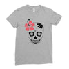 day of dead sugar skull Ladies Fitted T-Shirt