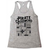 pirate crossword Racerback Tank