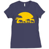 walker across Ladies Fitted T-Shirt