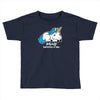 sad unicorn Toddler T-shirt