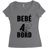 bebe a bord Women's Triblend Scoop T-shirt