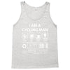 I Am A Cycling Man white letter Tank Top