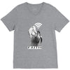faith animal pray V-Neck Tee