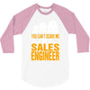 cant scare me im sales engineer halloween 3/4 Sleeve Shirt