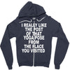 yoga pose post Zipper Hoodie