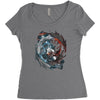 game of dragons Women's Triblend Scoop T-shirt