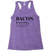 Bacon Noun Racerback Tank