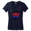on a scale of one to america how free are you tonight Women's V-Neck T-Shirt