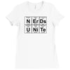 nerds unite Ladies Fitted T-Shirt