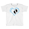 Baby Boy with Heart Any Name Customized Toddler T-shirt